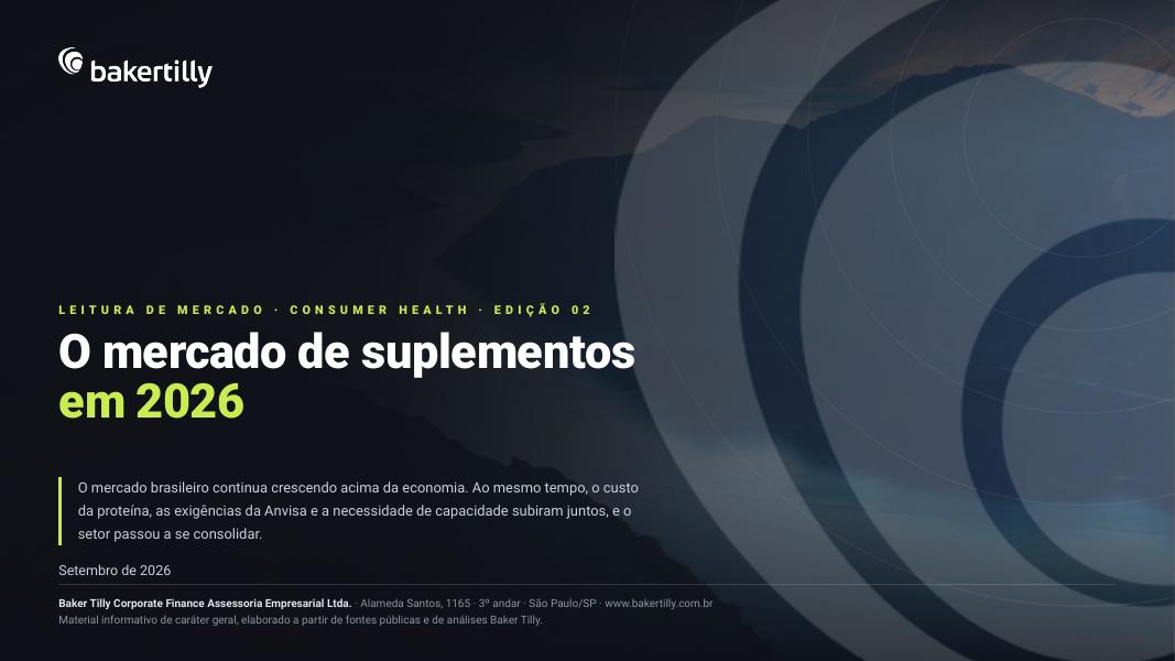 Capa do e-book “O mercado de suplementos em 2026”