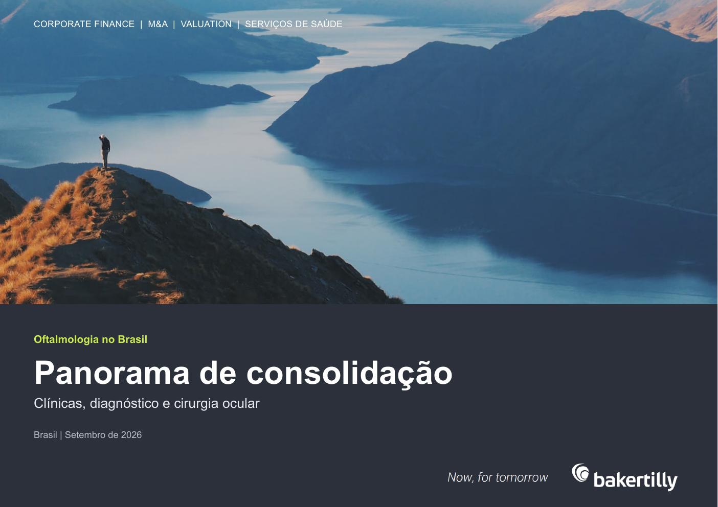 Capa do panorama de consolidação da oftalmologia no Brasil