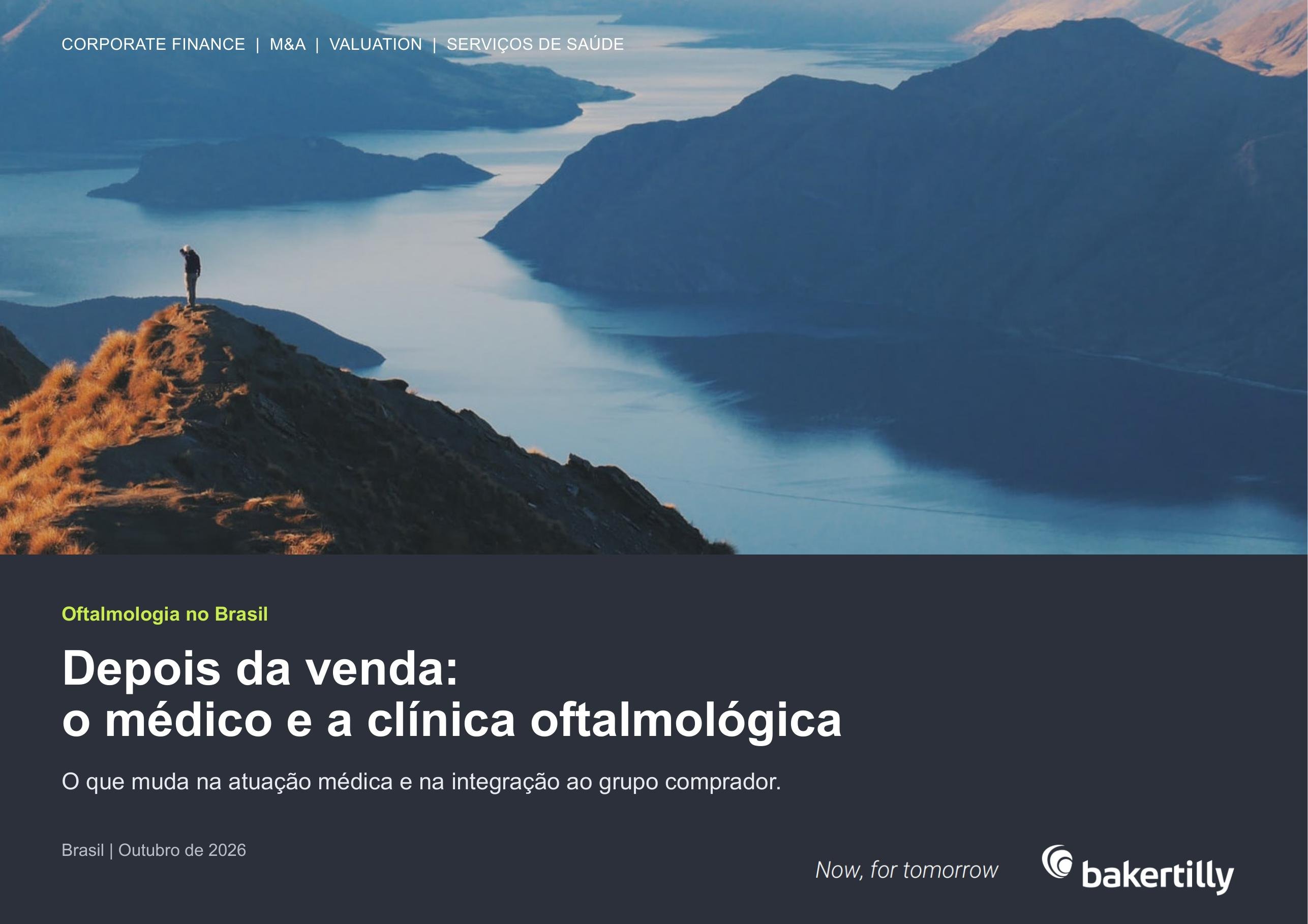 Capa do e-book “Depois da venda: o médico e a clínica oftalmológica”